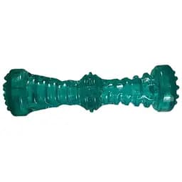 Игрушка для собак Nunbell Гантель большая 18.5x5 см зеленая (YM0161)