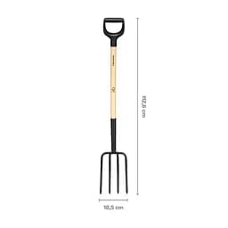Вила садові з дерев'яною ручкою Fiskars Solid 113 см (1070676) - мініатюра 3