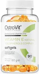Вітаміни та мінерали OstroVit Vitamin E Natural Tocopherols Complex, 90 капсул