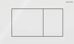 Клавіша змиву Geberit Sigma40 Square білий 115.629.SI.1, Білий