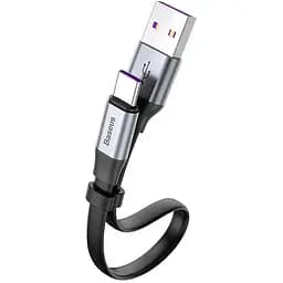 Кабель Type-C Baseus Simple HW Quick Charge 23 см 40 Вт 5 А (CATMBJ-BG1)