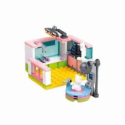 Конструктор Sluban Груминг M38-B1212 — набор для детей с фигуркой и животным, разноцветный