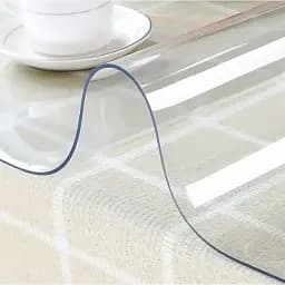 Силиконовая скатерть Crystal Мягкое стекло круг ∅ 70 см 1 мм (1000 микрон)