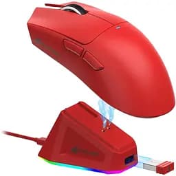 Миша бездротова ігрова Attack Shark X11 PAW3311 22000 DPI 2,4G+Bluetooth Red