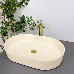 Умивальник VBI Verona 60 beige matt накладний VBI-011323 - мініатюра 3