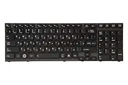 Клавiатура для ноутбука TOSHIBA Satellite A660, A665 чoрний, чoрний фрейм