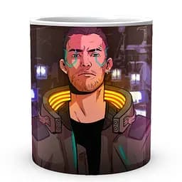 Кухоль GeekLand Cyberpunk 2077 Кіберпанк 2077 Ви CY 02.600 330 мл білий - мініатюра 2