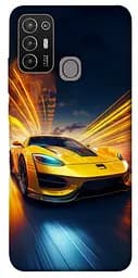Чохол Demsky Yellow Porsche для ZTE Blade A52