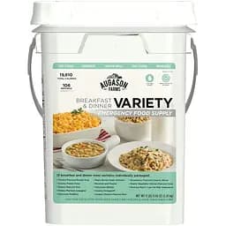 Сублімовані сніданки та вечері Augason Farms 106 порцій з великим терміном придатності 30 років