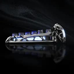 GravaStar Клавіатура механічна Mercury K1 Pro 80keys, GravaStar x Kailh Speedy Mint, BT/WL/USB, RGB, Interstellar Silver - мініатюра 8