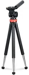 Штатив для смартфонов Tripod 106 2D 25.5 -106 cm черный Hama teh0012968