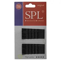 Набор фрезерных невидимок для волос SPL 5.5 см 24 шт. черный (3010-0055)
