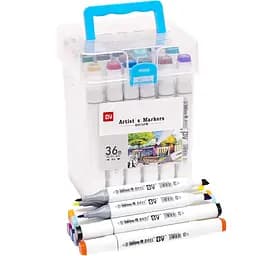 Набор скетч-маркеров BV-820-36 36 цветов, в пластиковом боксе (6950189720234)