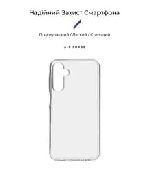 Прозрачный чехол для Samsung Galaxy A15 5G (A156)/A15 4G (A155) с защитой камеры, тонкий, силиконовый, бесцветный, ударопрочный, противоударный бампер с закрытой камерой, ArmorStandart (ARM72532) - мініатюра 2