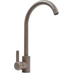 Смеситель кухонный Platinum 7990 NEST поворотный однорычажный из нержавеющей стали дюна (SP000041078)