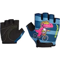 Велоперчатки детские Ziener Closi Junior XS Синій-Рожевий
