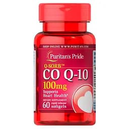 Коензим Puritan's Pride Q-SORB Co Q-10, 100 мг 60 капсул (PTP-00057)