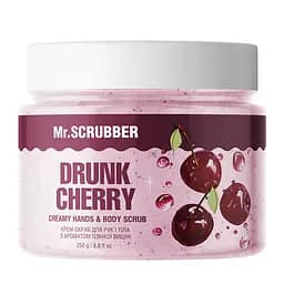 Крем-скраб для рук і тіла Mr. Scrubber Drunk Cherry з ароматом п’янкої вишні 250 г