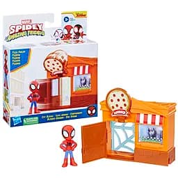 Набор игрушечный Hasbro Spidey and Hi Amazing Friends City Blocks Pizza Spidey (F6688_F8360)