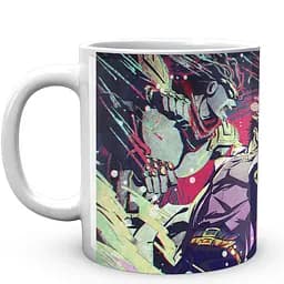 Кружка GeekLand Невероятные приключения ДжоДжо JoJo's Bizarre Adventure Джотаро и Дио Бой JJ 02.426 330 мл белая