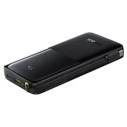 Зовнішній акумулятор Baseus Bipow 2 Digital Display Power Bank With Built-in USB-C Cable 10000mah 20W Cluster Black (P10077101113-00) - мініатюра 2