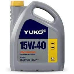 Автомобільна моторна олива Yuko DYNAMIC 15W-40 4л (4823110401583)