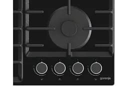Варильна поверхня Gorenje газова на склі, 60см, чавун, чорний - мініатюра 4