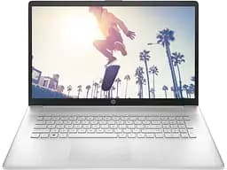 Ноутбук HP 17-cp2023ru 17.3 FHD IPS AG, AMD R3-7320U, 8GB, F512GB, UMA, DOS, серебристый (AR8J9EA)