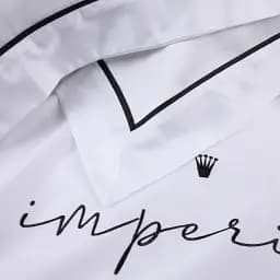 Комплект постільної білизни MirSon Imperial Tencel №01 White 143x210 см (2200010753233) - мініатюра 6