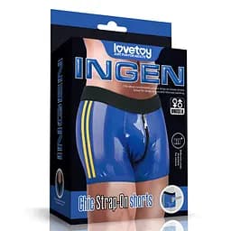 Трусы для страпона Chic Strap-On Shorts, синие LOVETOYS 66-LV715301B 103611