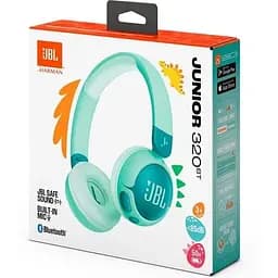 Бездротові навушники для дітей JBL Junior 320BT (JBLJR320BTGRN) зелені - мініатюра 3