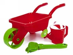 Тачка садова з лійкою, лопатою та граблями Kinderway, 01-124