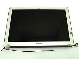 Матриця з кришкою для Apple MacBook Air A1369 2010-2011, A1466 2012 13.3" 1440х900, глянцева Silver для моделей MC503, MC504, MC965, MC966 2010 - 2011 р.в Роз'єм під камеру 6 Pin