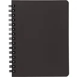 Книга записная Buromax Office в клеточку А6 спираль темно-коричневая 96 листов (BM.24651150-19)