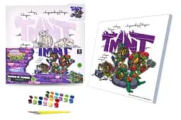 Картина за номерами Qbee Черепашки Ніндзя Завжди готові 30x30 см QB913-018