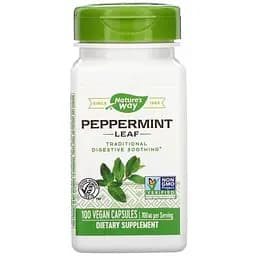Листя перцевої м'яти Nature's Way 700 мг 100 капсул