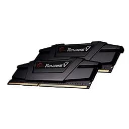Пам'ять для настільних комп'ютерів G.Skill 32 GB (2x16GB) DDR4 3600 MHz Ripjaws V Classic Black (F4-3600C18D-32GVK) - мініатюра 2