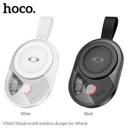 Бездротовий ЗП HOCO CW60 Whale watch wireless charger for iWatch білий - мініатюра 5