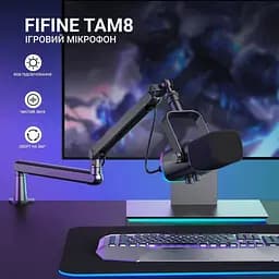 Мікрофон Fifine TAM8 USB Black (TAM8) - мініатюра 7