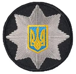 Шеврон (кокарда) поліція 6 см