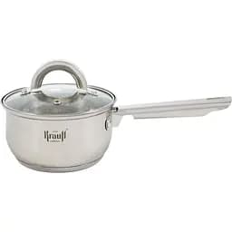 Ковш Krauff Steil со стеклянной крышкой 14 см 1.2 л (26-238-072)