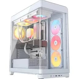 Корпус Corsair FRAME 4500X LX-R RGB Tempered Glass без БП White (CC-9011317-WW) - мініатюра 4