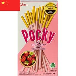 Палички Pocky Strawberry Flavour солодкі 45 г (12694)
