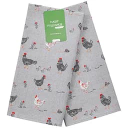 Набір кухонних рушників Home Line Прогулянка з курчатами 40x60 см 2 шт. (183916)