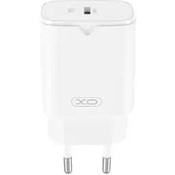 Мережевий зарядний пристрій XO L131 PD30W 1USB-C Fast Charging with Lightning cable Білий