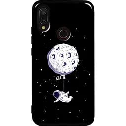 Чехол-накладка Toto Pure TPU 2 mm Print Case Xiaomi Redmi 7 #47 Space Moon Black