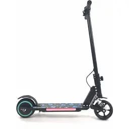 Дитячий Електросамокат E-Scooter ES3 LED + амортизатор Чорний - мініатюра 8