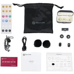 Мікрофонна радіосистема Hollyland Lark M2 Duo with USB-C RX Black [156012] - мініатюра 25