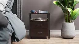 Тумба універсальна Ferrum-decor Вів'єн 2/2 50x41x40 чорний ДСП Венге 16мм (FRD-106192) - мініатюра 7