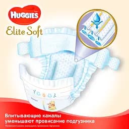 Підгузки Huggies Elite Soft 4 (8-14 кг), 66 шт. - мініатюра 5